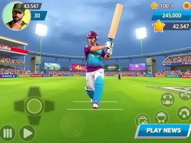 Ahmedabad Cricket Stars Game Screenshot